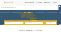 Desktop Screenshot of menorca.pro